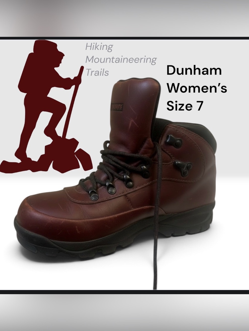Dunham Mountaineering/Hiking Booties Size W/7 GUC!